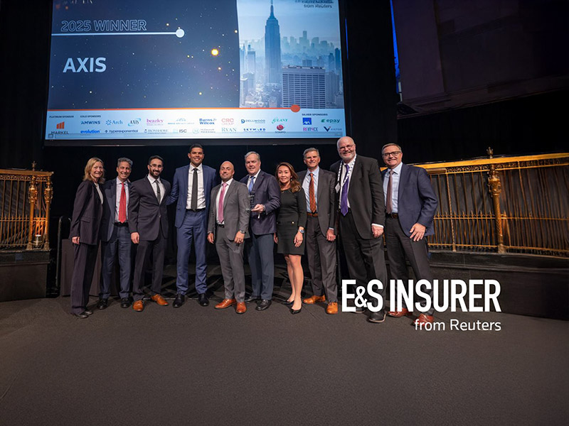Image for AXIS honored as the E&S Insurer’s 2025 ...